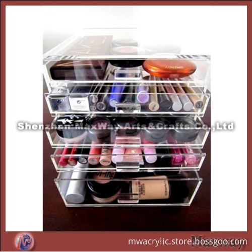 Transparent Acrylic Expandable Cosmetic Storage Box